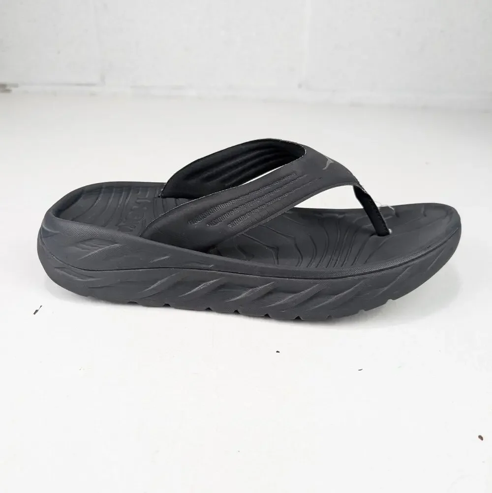 RIGHT SHOE ONLY - Hoka One Men's 11 Black Single Amputee Flip Flop